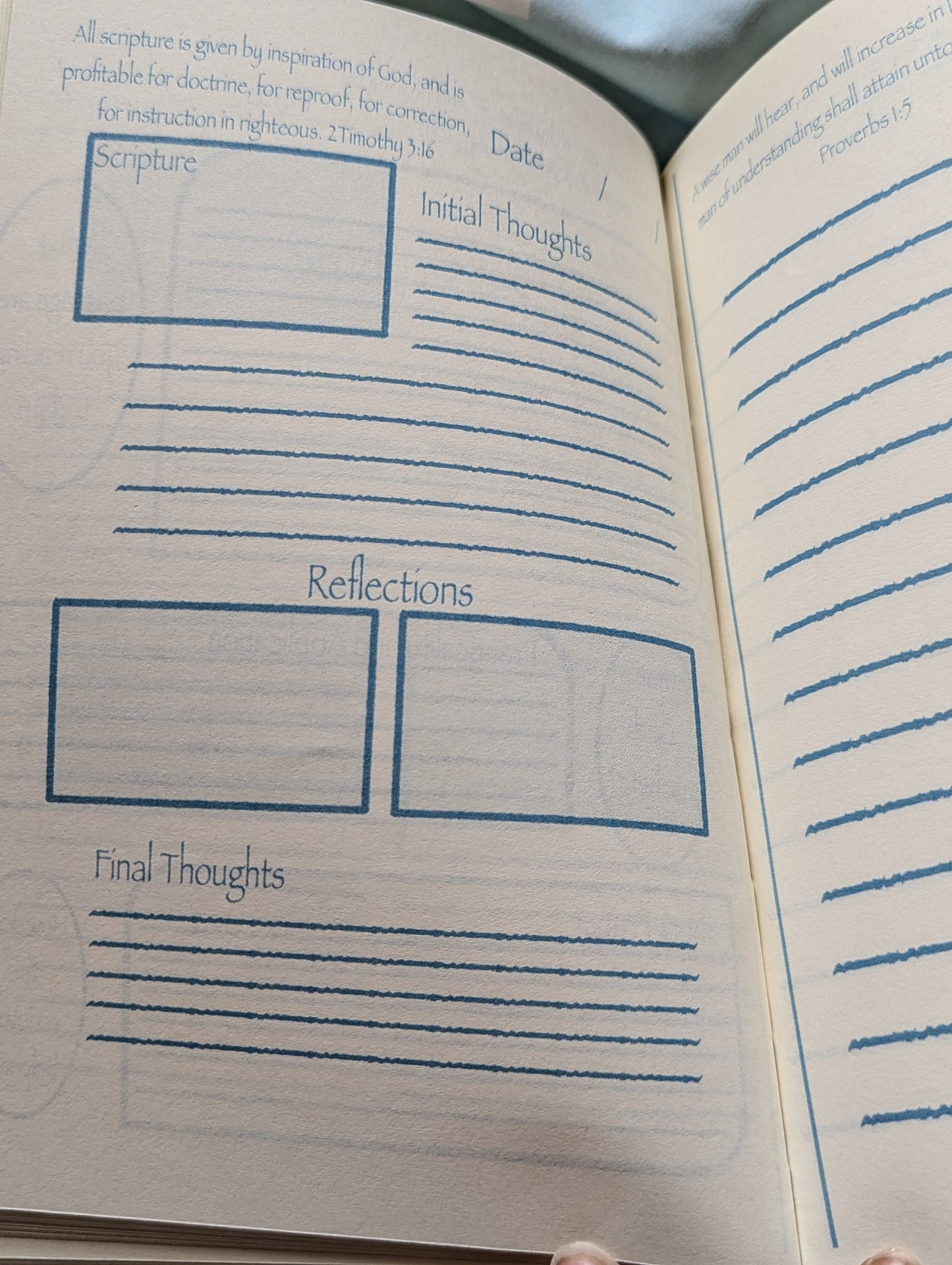 Search the Scriptures” – Handcrafted Bible Study Journal for Daily Devotions - Made in His Image