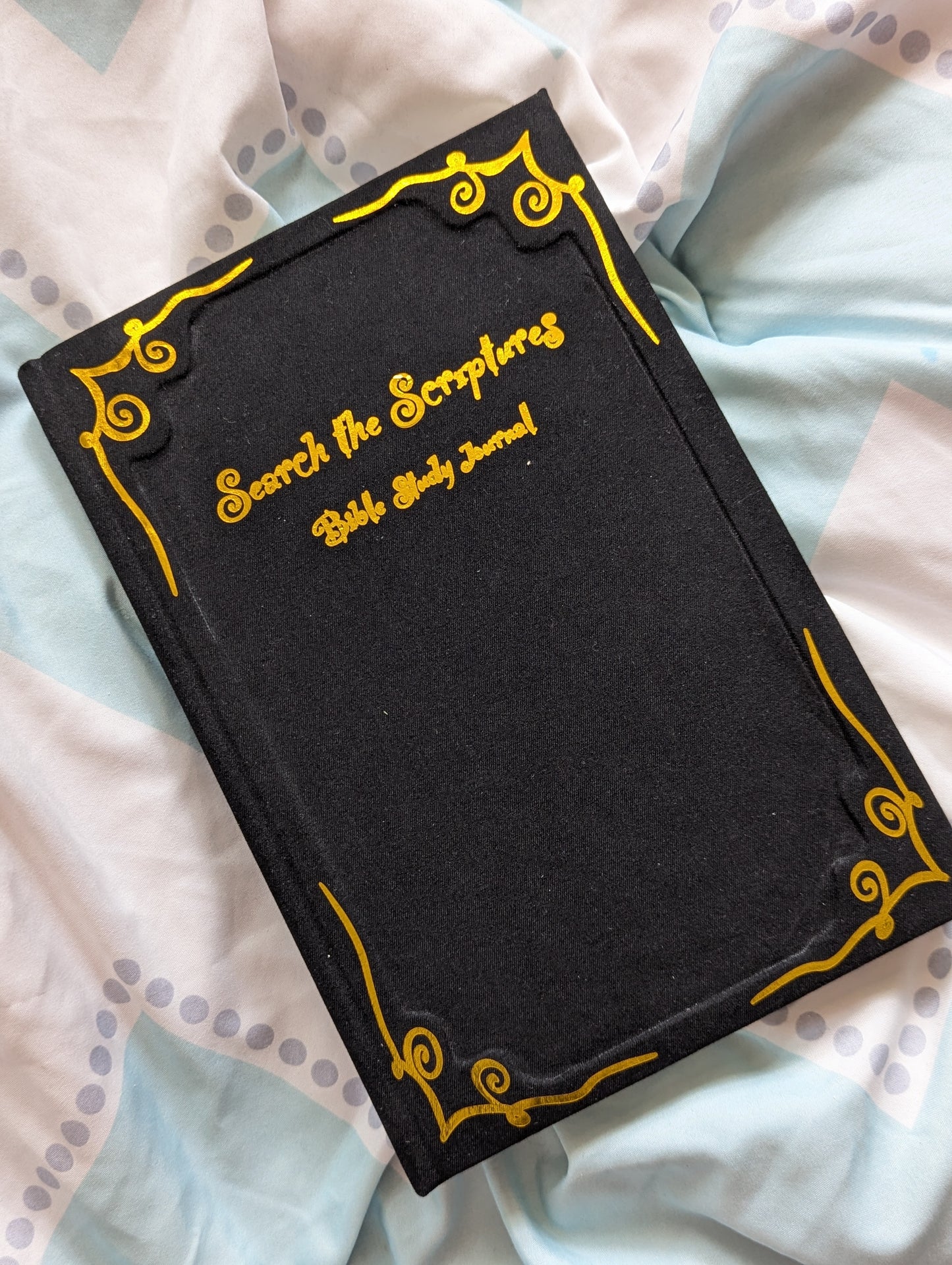 Search the Scriptures” – Handcrafted Bible Study Journal for Daily Devotions - Made in His Image