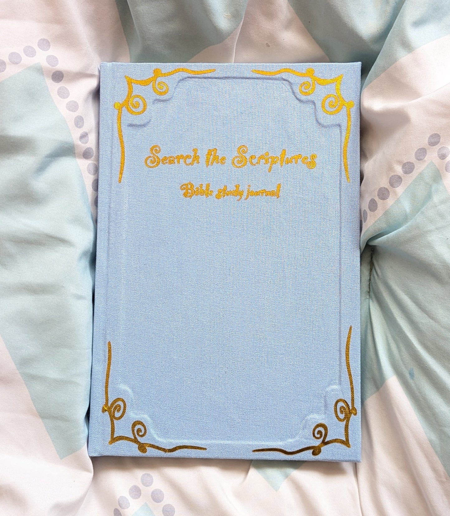 Search the Scriptures” – Handcrafted Bible Study Journal for Daily Devotions - Made in His Image