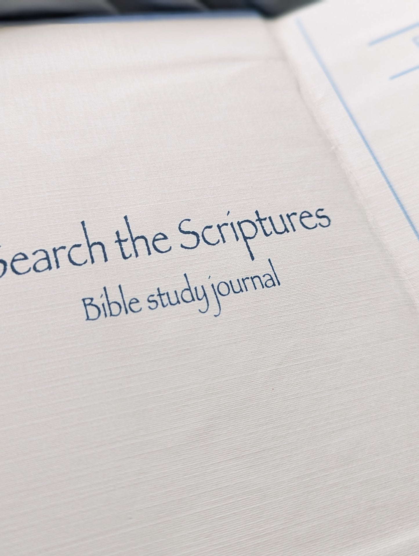 Search the Scriptures” – Handcrafted Bible Study Journal for Daily Devotions - Made in His Image
