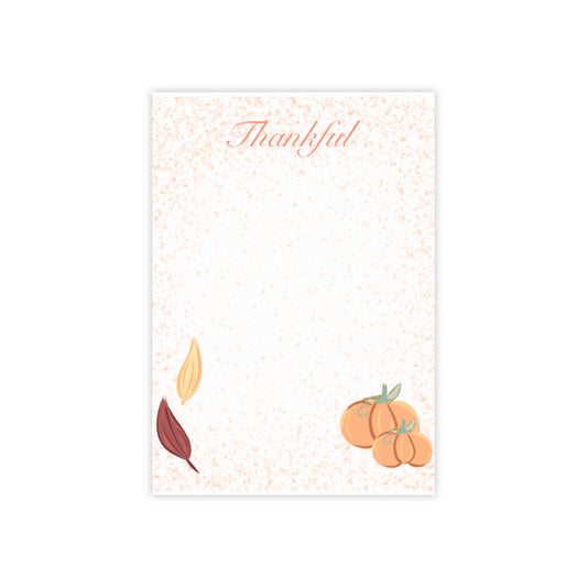 Thankfulness Fall Themed Notepad