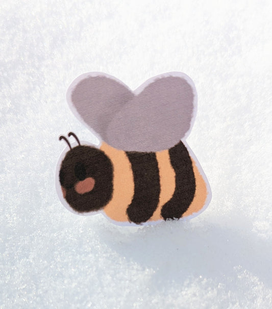 Mini Bee Handmade Individual Sticker