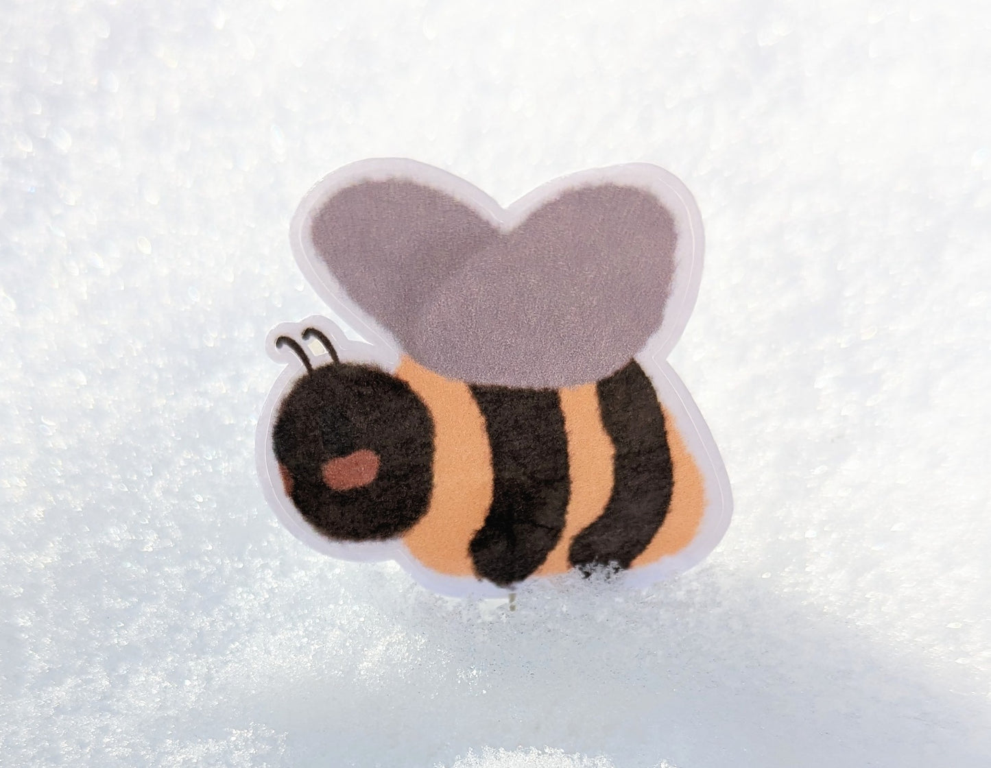 Mini Bee Handmade Individual Sticker