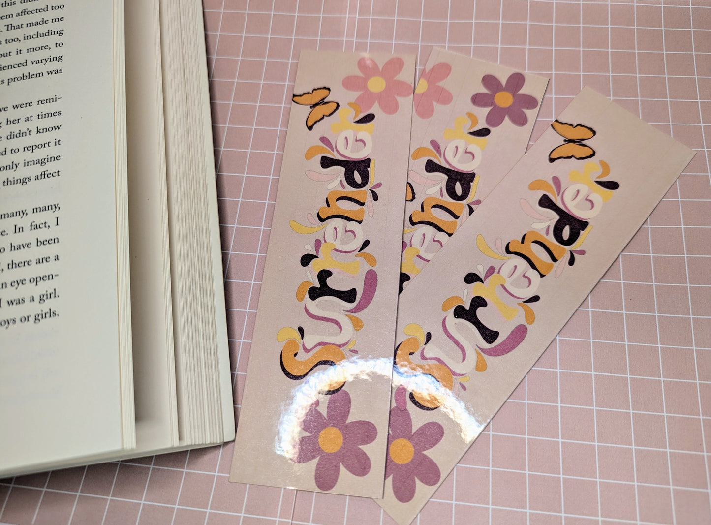 Surrender 2024 Handmade Bookmark