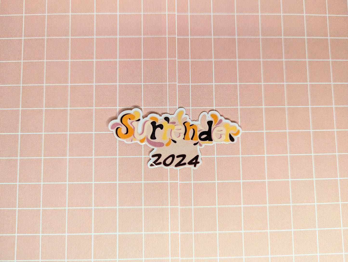 Surrender 2024 Handmade Individual Sticker