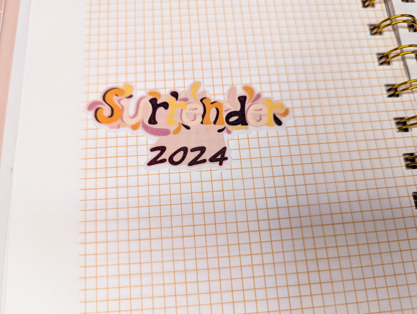 Surrender 2024 Handmade Individual Sticker