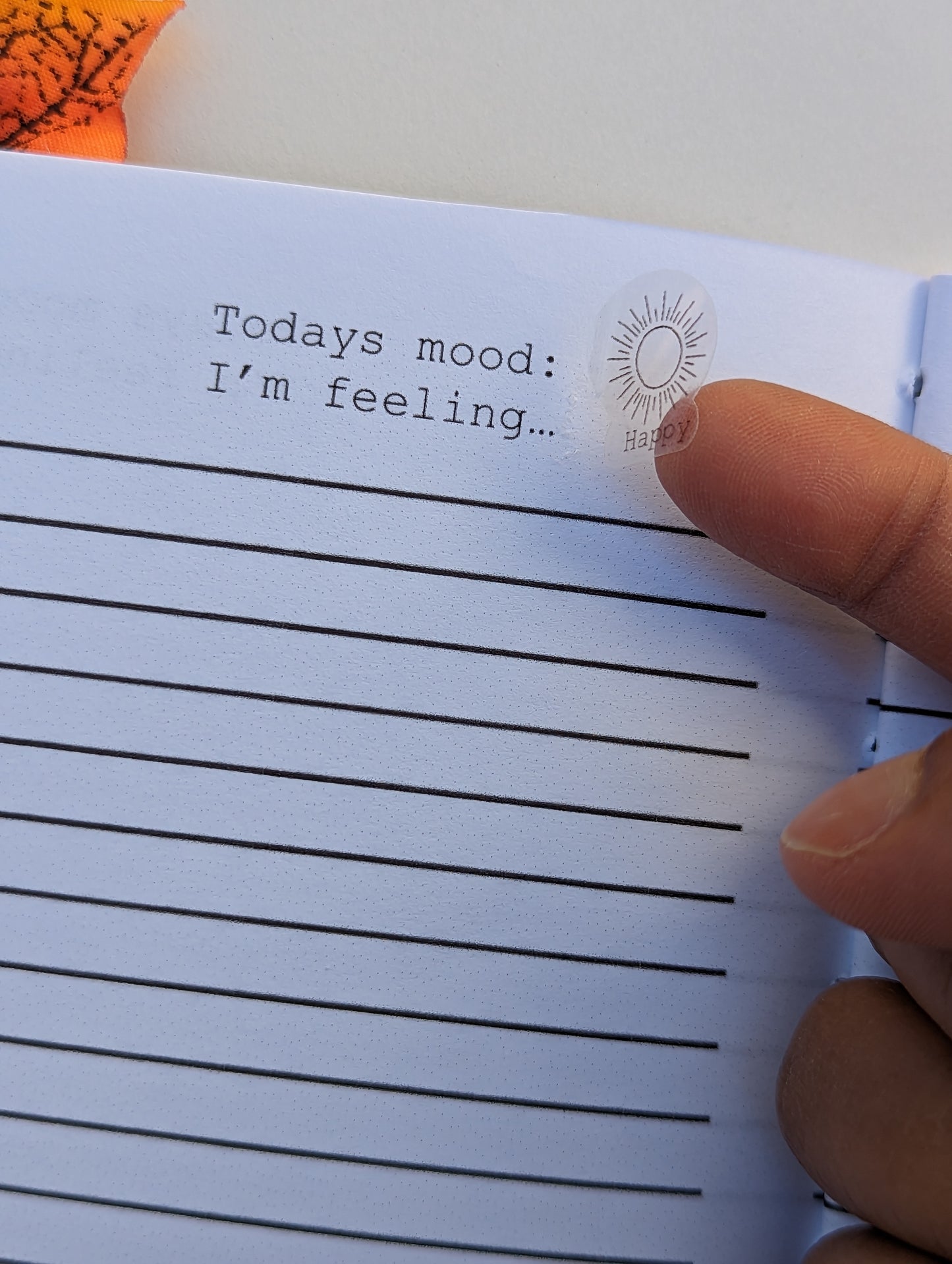 I'm feeling... Mini mood tracking sticker sheet