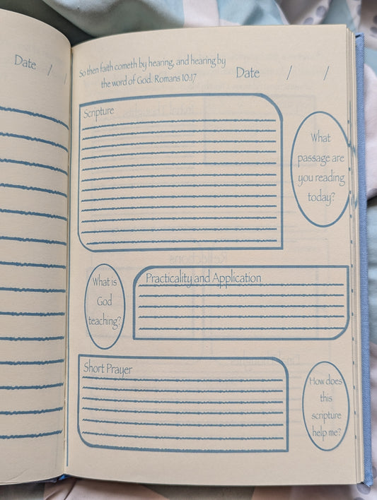 Search the Scriptures” – Handcrafted Bible Study Journal for Daily Devotions - Made in His Image