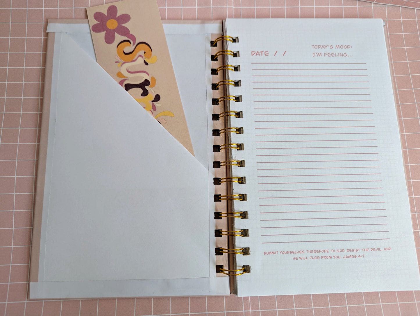 Surrender 2024 Handmade Spiral Bound Journal