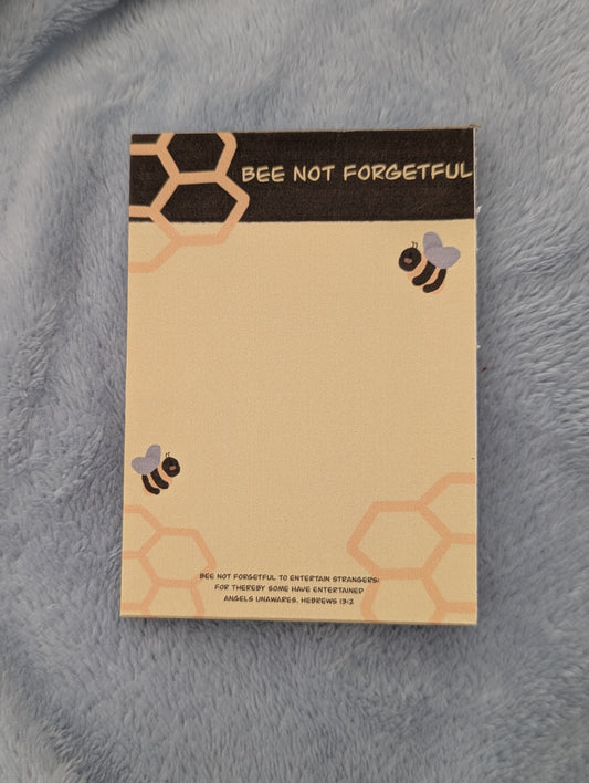 Mini Handcrafted Bee Ye Kind Notepad - Made in His Image