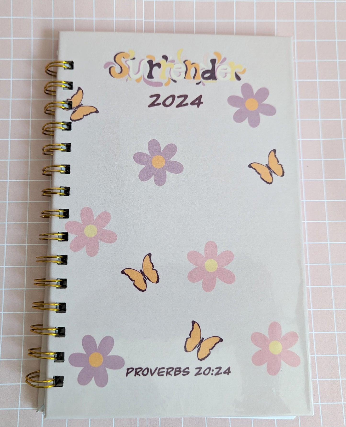 Surrender 2024 Handmade Spiral Bound Journal