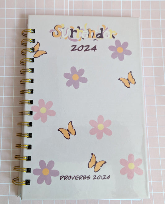 Surrender 2024 Handmade Spiral Bound Journal