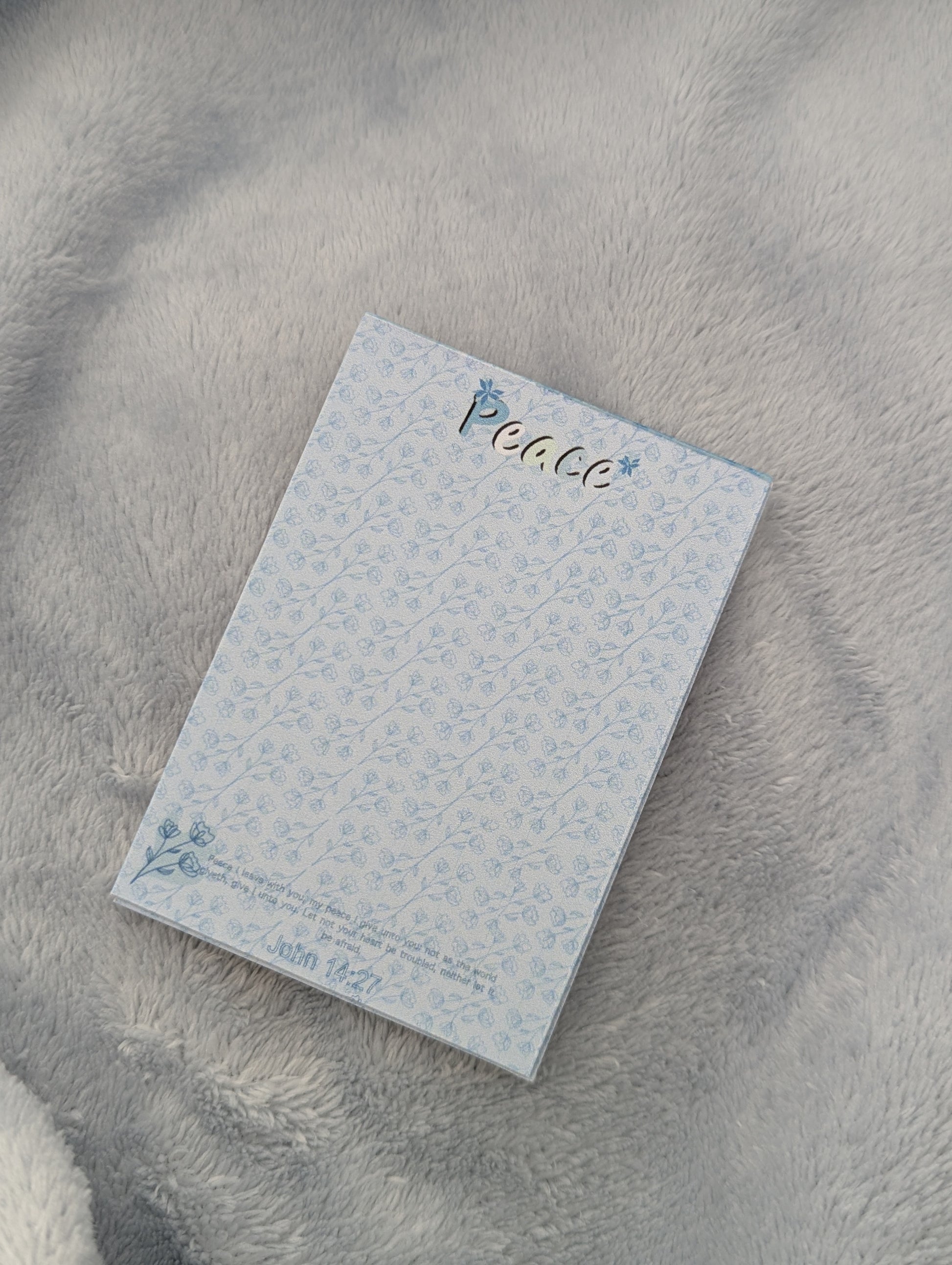 Mini Handcrafted Peace Notepads - Made in His Image