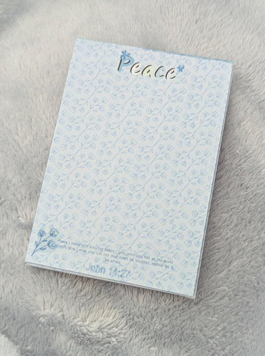 Mini Handcrafted Peace Notepads - Made in His Image