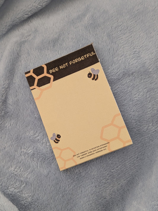Mini Handcrafted Bee Ye Kind Notepad - Made in His Image