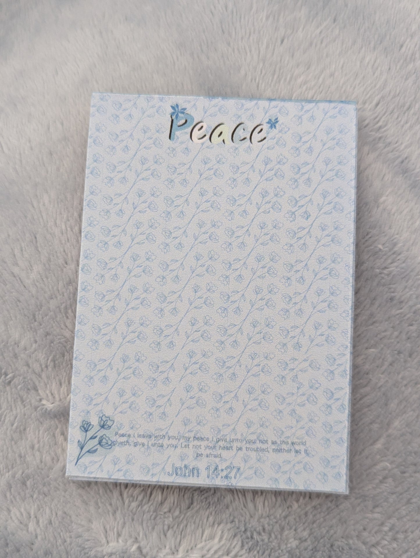 Mini Handcrafted Peace Notepads - Made in His Image