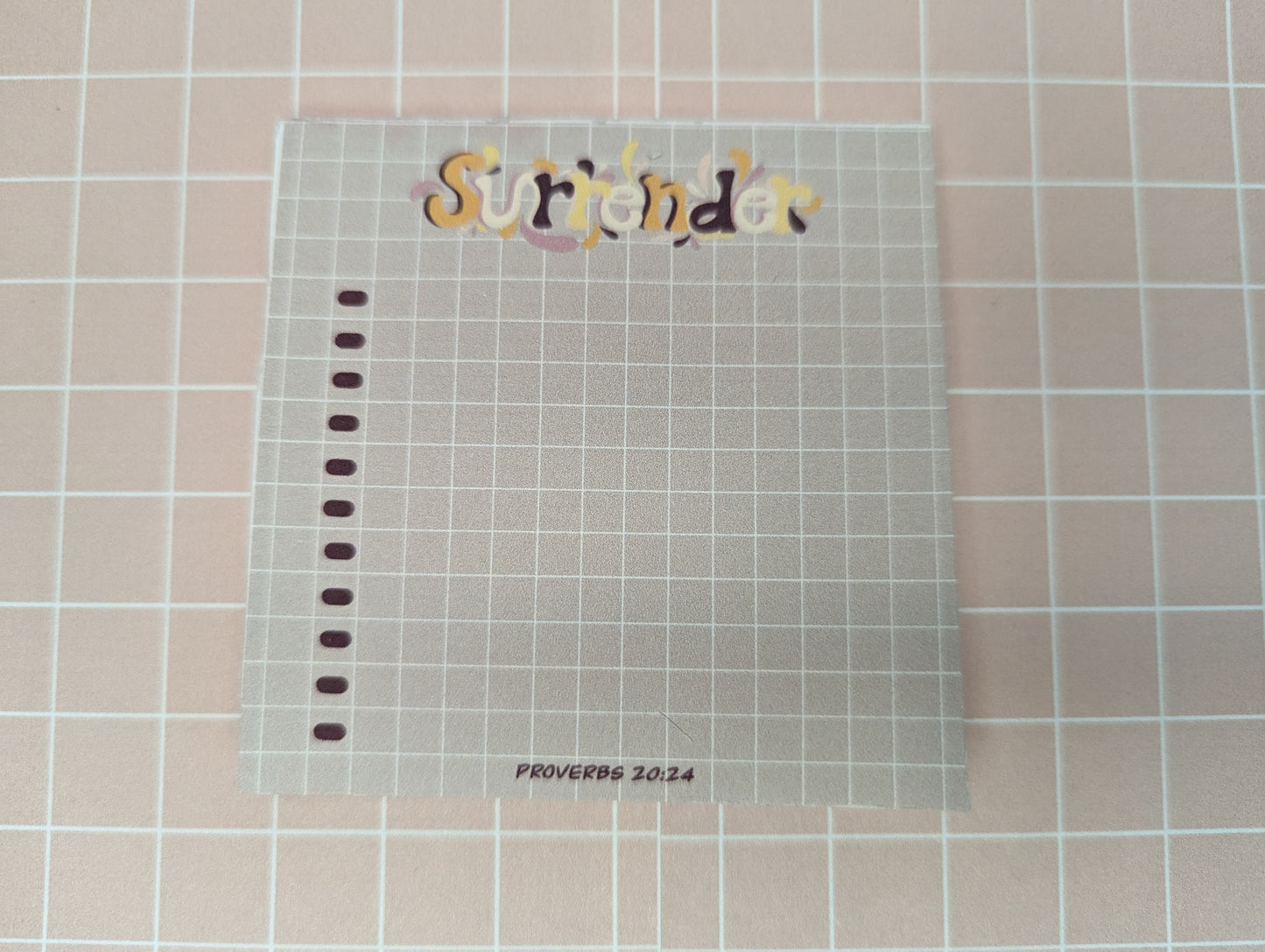 Surrender 2024 Handmade notepad