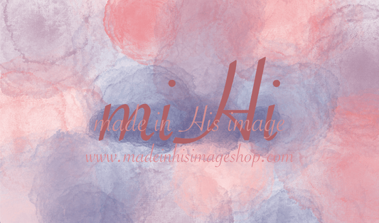 Made in His image Stationary Gift Card